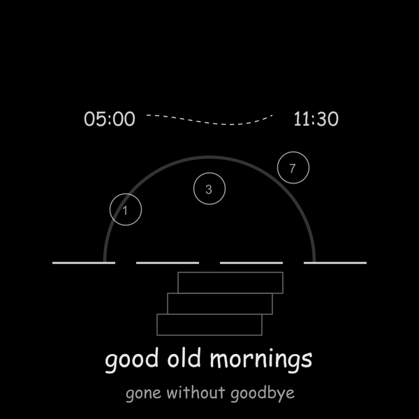 Good old mornings: shunned out of our lives